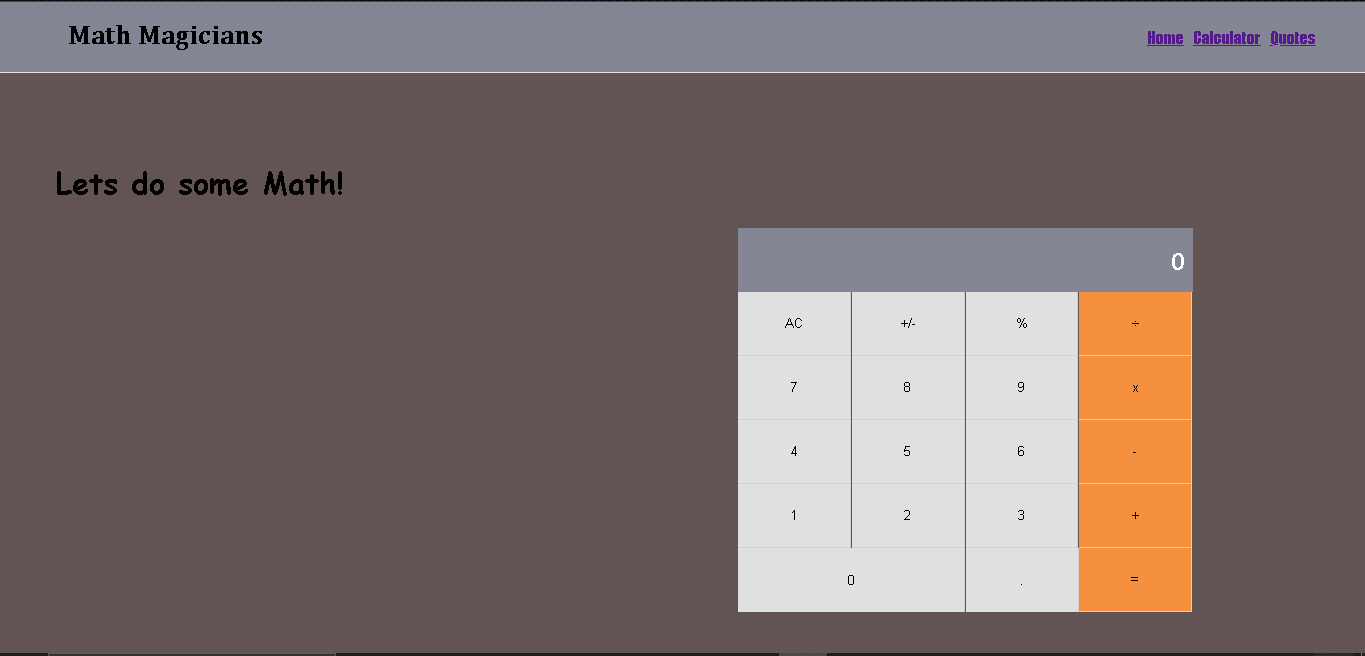 Math-magician screenshot